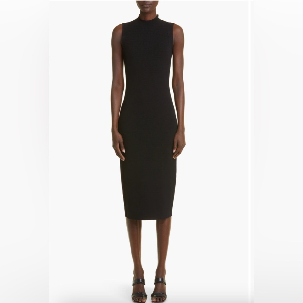 St. John Mock Collar Dress